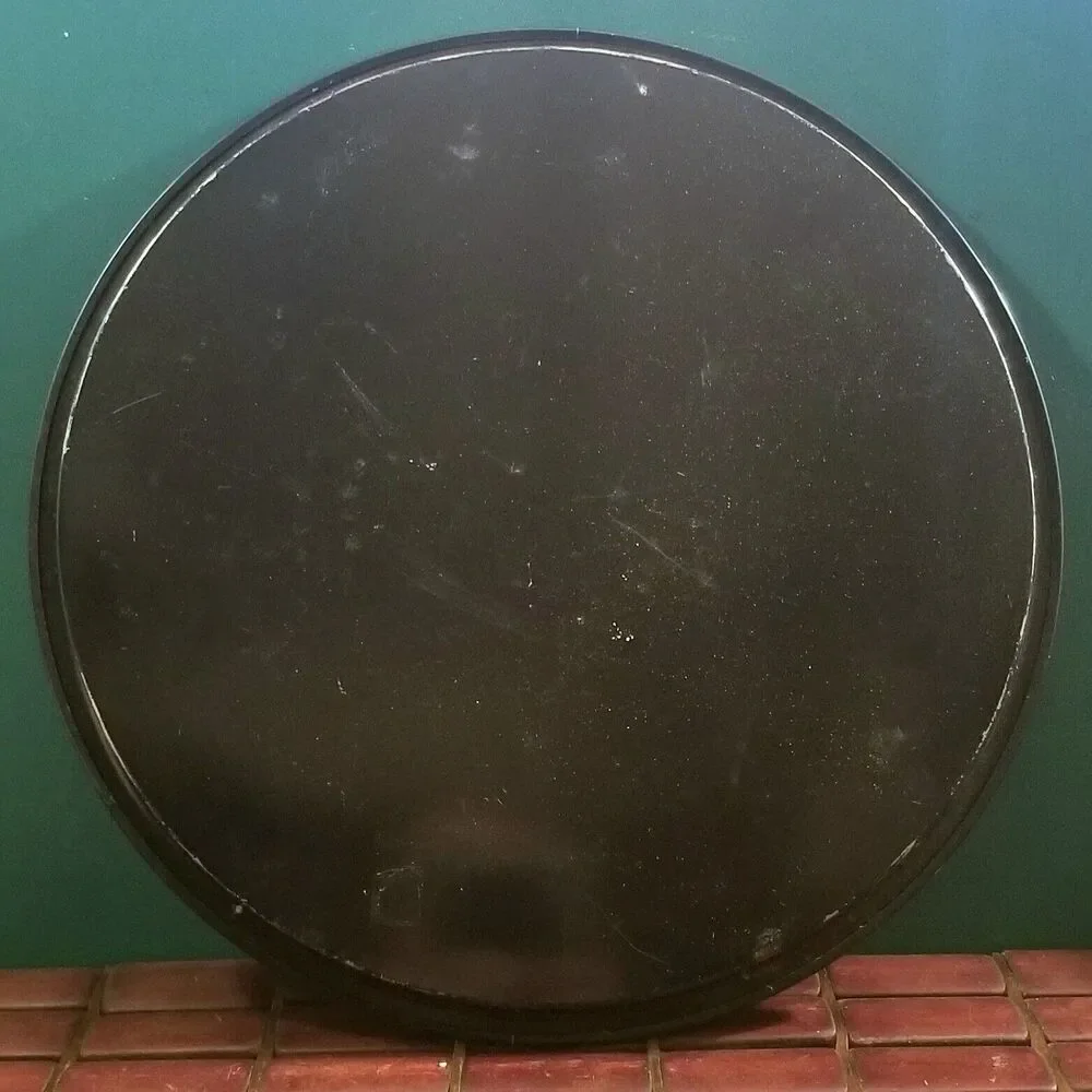 Vintage Native American Indian Metal Cocktail Serving Tray 11